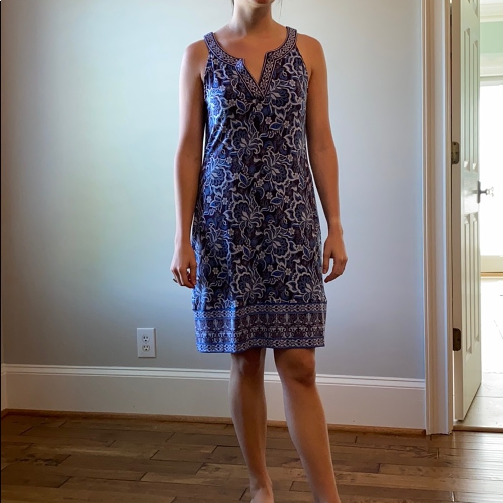 Blue dress